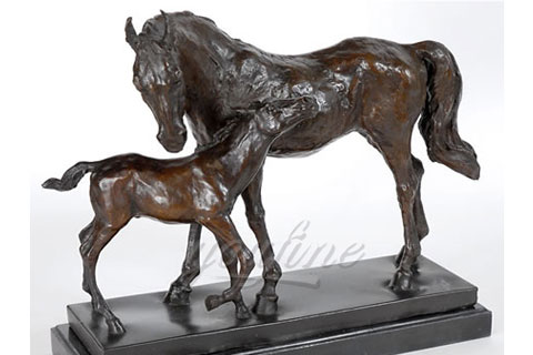 Hot sale Decorative Bronze Horse and Mare for sale