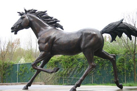 Popular Cheap Antique Brass Horse Statue