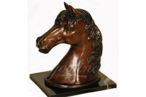 High quality Cast Metal Bronze Horse Head