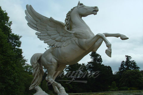 Life Size Bronze Wing Horse Statue for sell
