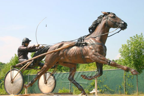 High Quality Bronze Riding Horse Sculpture