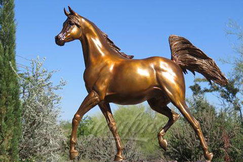 Outdoor Standing Bronze Horse Statues