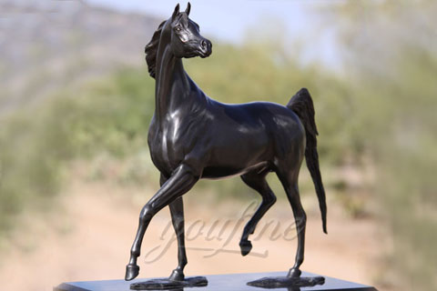 Life Size factory supply Bronze Standing Horse Statues for decoration